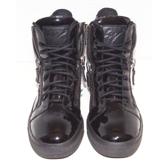 Giuseppe Zanotti Spike Metallic Studded Sneaker - Picture 1 of 16